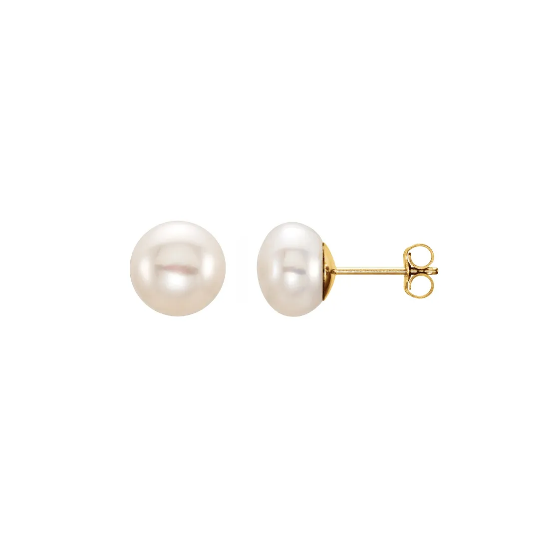 PEARL STUD EARRINGS