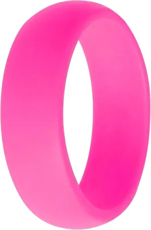 Personalized Neon Silicone Wedding Ring with Ring Box, Engagement Ring, Silicone Rubber Wedding Bands for Men Women, Custom Engraved, Anniversary Idea for Couples