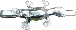 Platypus Tie Clip, Platypus Tie Slide, Australian Gifts, Downunder Accessories, Hand cast, in Fine Pewter, by William Sturt