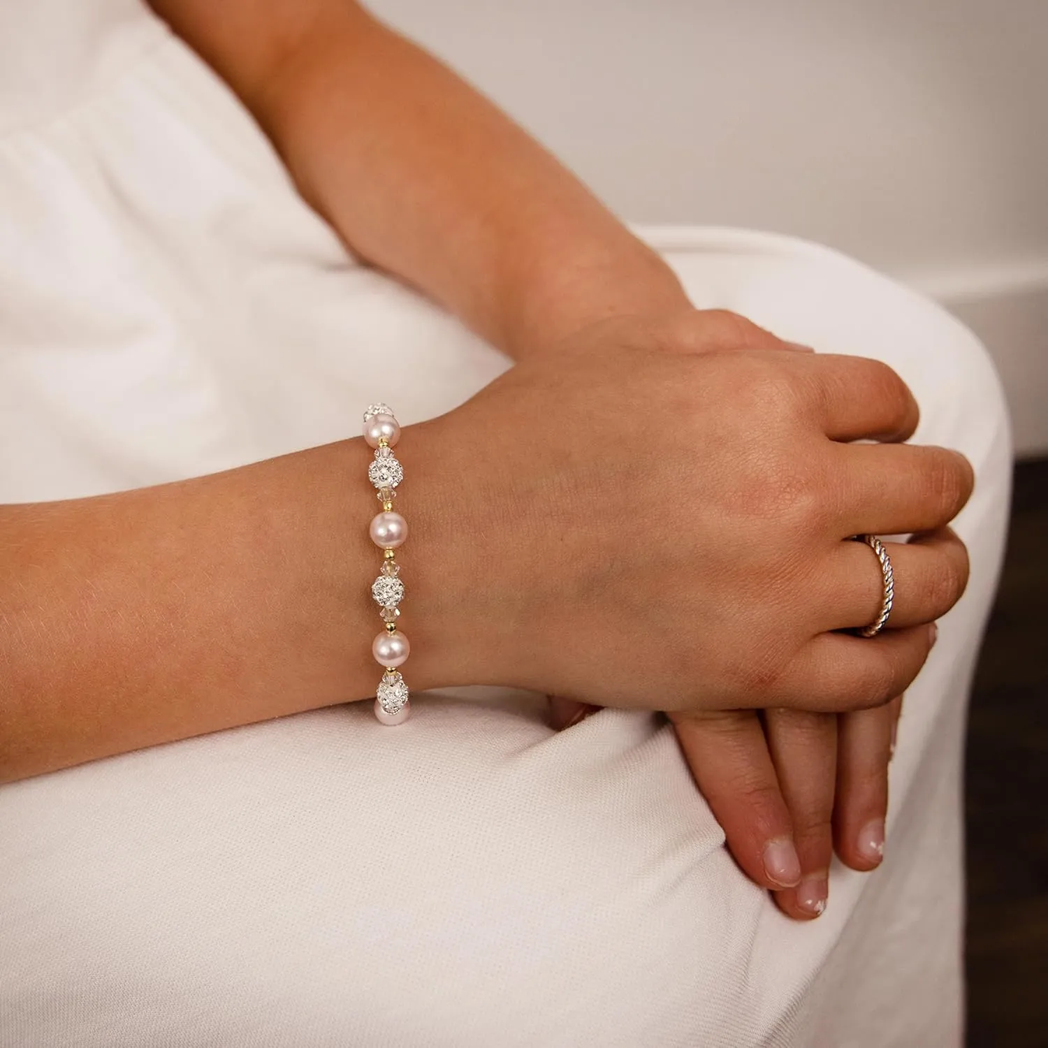 Precious Pieces Sterling Silver or 14K Gold-Plated Baby Ring, Twisted or Plain 2mm Band for Babies, Toddlers, Kids or Women