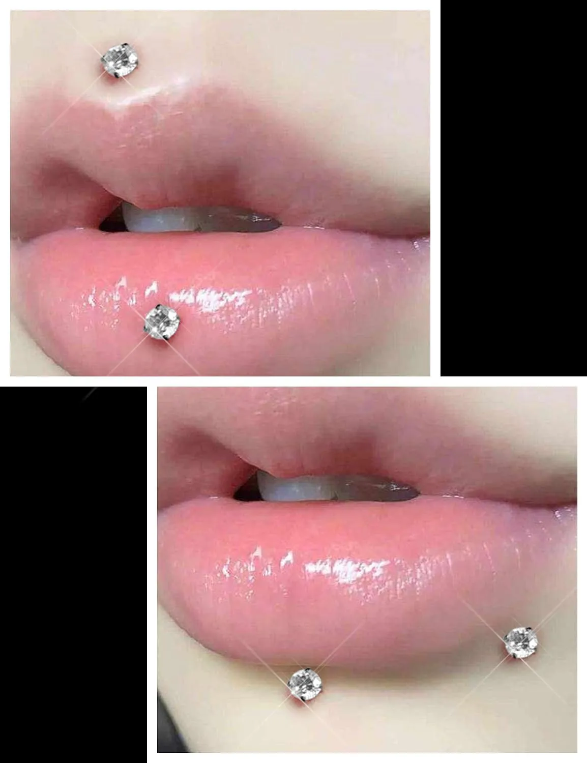 Prjndjw Threadless Nose Rings Stud 20G 18G 16G Flat Back Nose Stud Surgical Steel Push In Nose Rings Cubic Zirconia Hypoallergenic Nose Piercings Lip Medusa Tragus Studs Earrings Piercing Taper