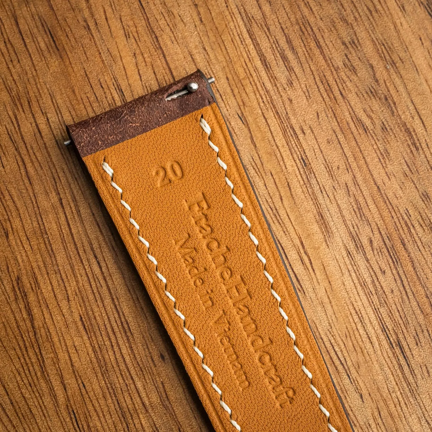 Pueblo Leather Watch Band | Handmade, Quick Release | Premium Full Grain Veg-Tanned Leather | Men & Women | 18mm, 19mm, 20mm, 21mm, 22mm