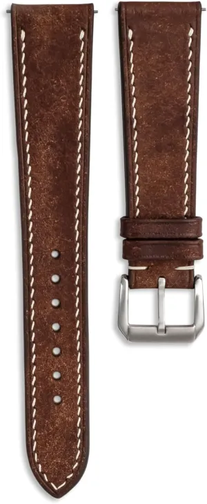 Pueblo Leather Watch Band | Handmade, Quick Release | Premium Full Grain Veg-Tanned Leather | Men & Women | 18mm, 19mm, 20mm, 21mm, 22mm