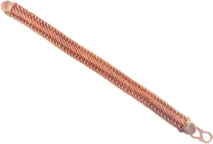 pure copper large solid heavy chain link bracelet for men women