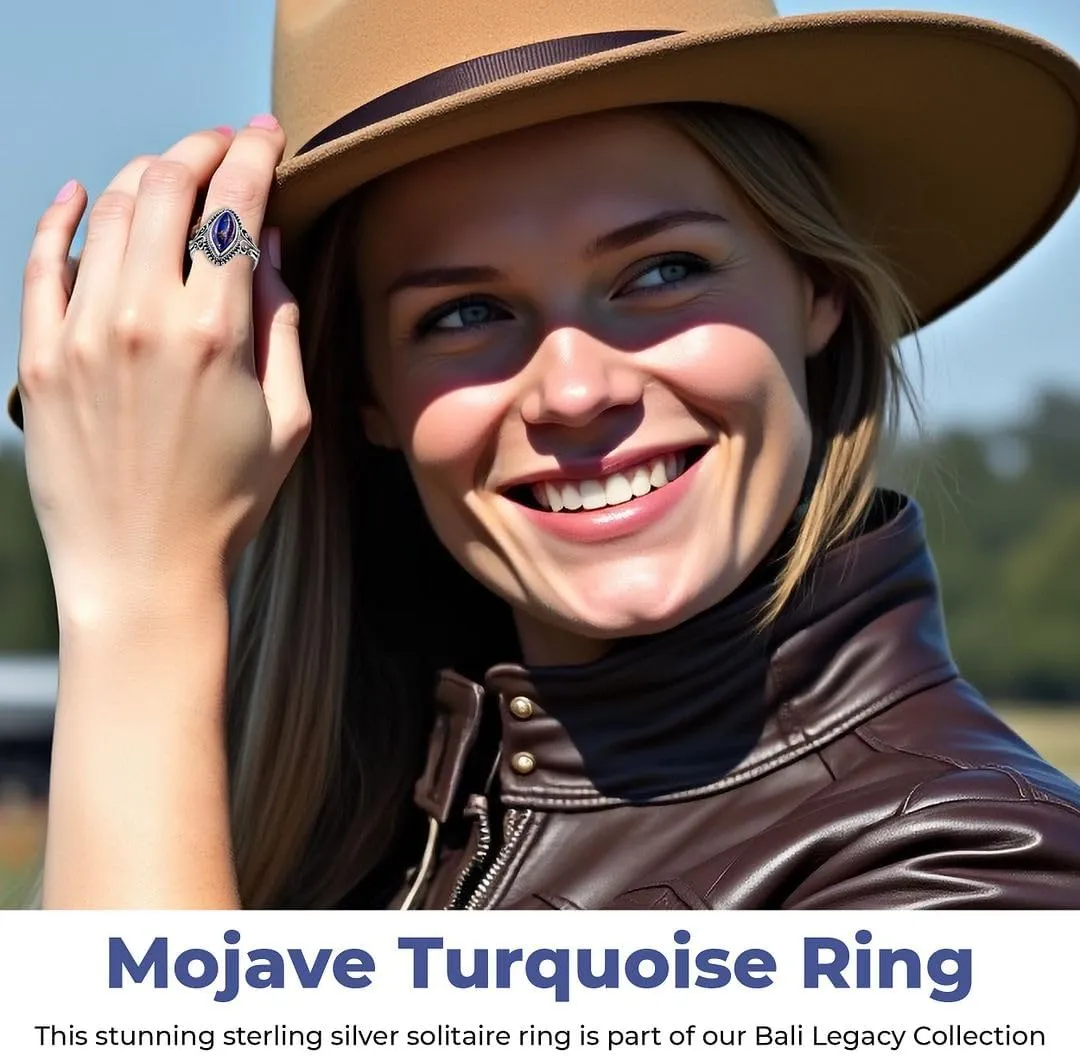 Purple Blue Turquoise Rings for Women 925 Sterling Silver Band Boho Western Turquoise Jewelry Promise Rings for Her Anniversary Birthday Gifts