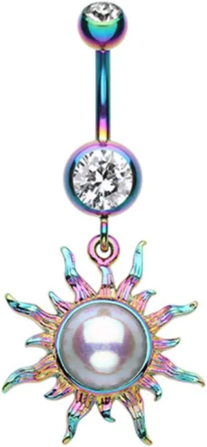 Radiant Blazing Sun WildKlass Belly Button Ring
