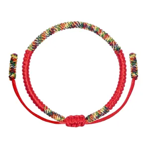 Red String Bracelet for Men and Women - Tibetan Buddhist Handmade Lucky Rope Knots Bracelet - Positive Energy & Protection Red String Bracelet for Couples, Friendship Gift Box (Medium, Color 1)