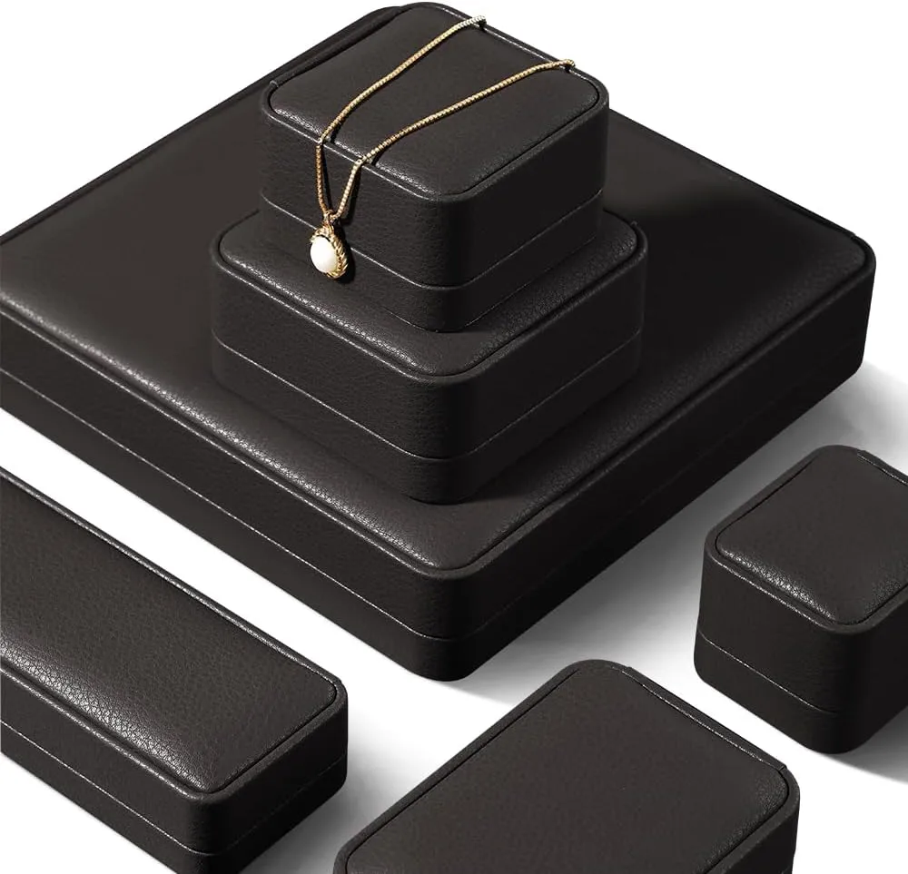 Ring Box, Leather Ring Case,Premium Mens Jewelry Box,Luxury Ring Box For Proposal,Brown Ring Boxes