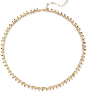 Rocksbox Kyla Necklace - Gold Choker Necklace for Women - 14k Gold Plating - Premium Quality Jewelry - 16" with Extender
