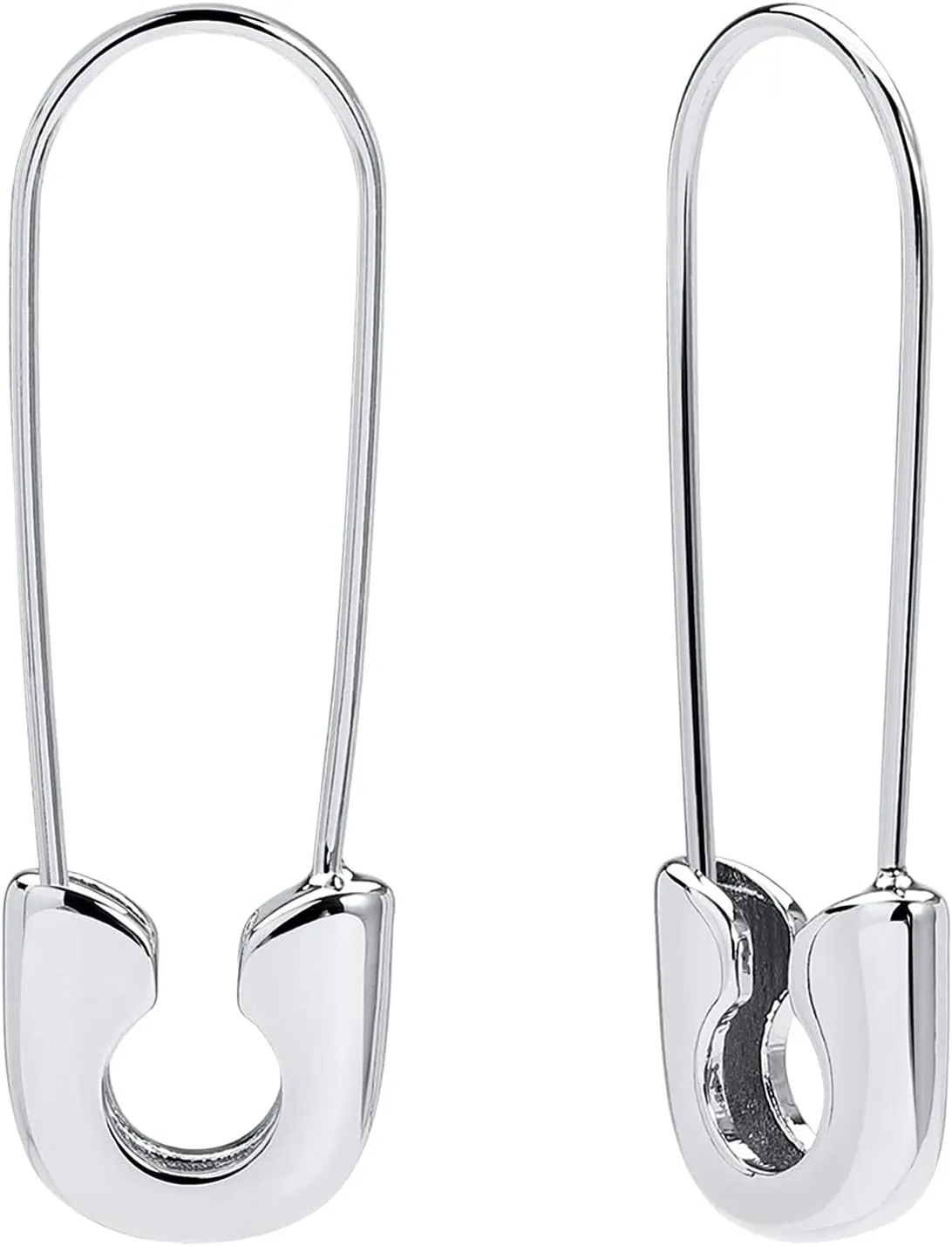 Safety Pin Earrings for Women 14K Gold Silver Pin Earrings Jewelry for Women