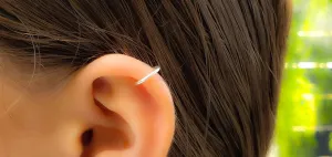 Silver Helix Hoop - Handmade 8mm Hoop - Hypoallergenic 18 Guage 925 Sterling Silver Cartilage Earring - Comfortable Silver Piercing Hoop