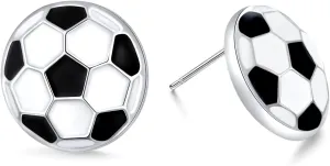 Sport Ball Dangle Earrings, Football, Basketball, Soccer, Volleyball, Baseball Earrings for Women Fans