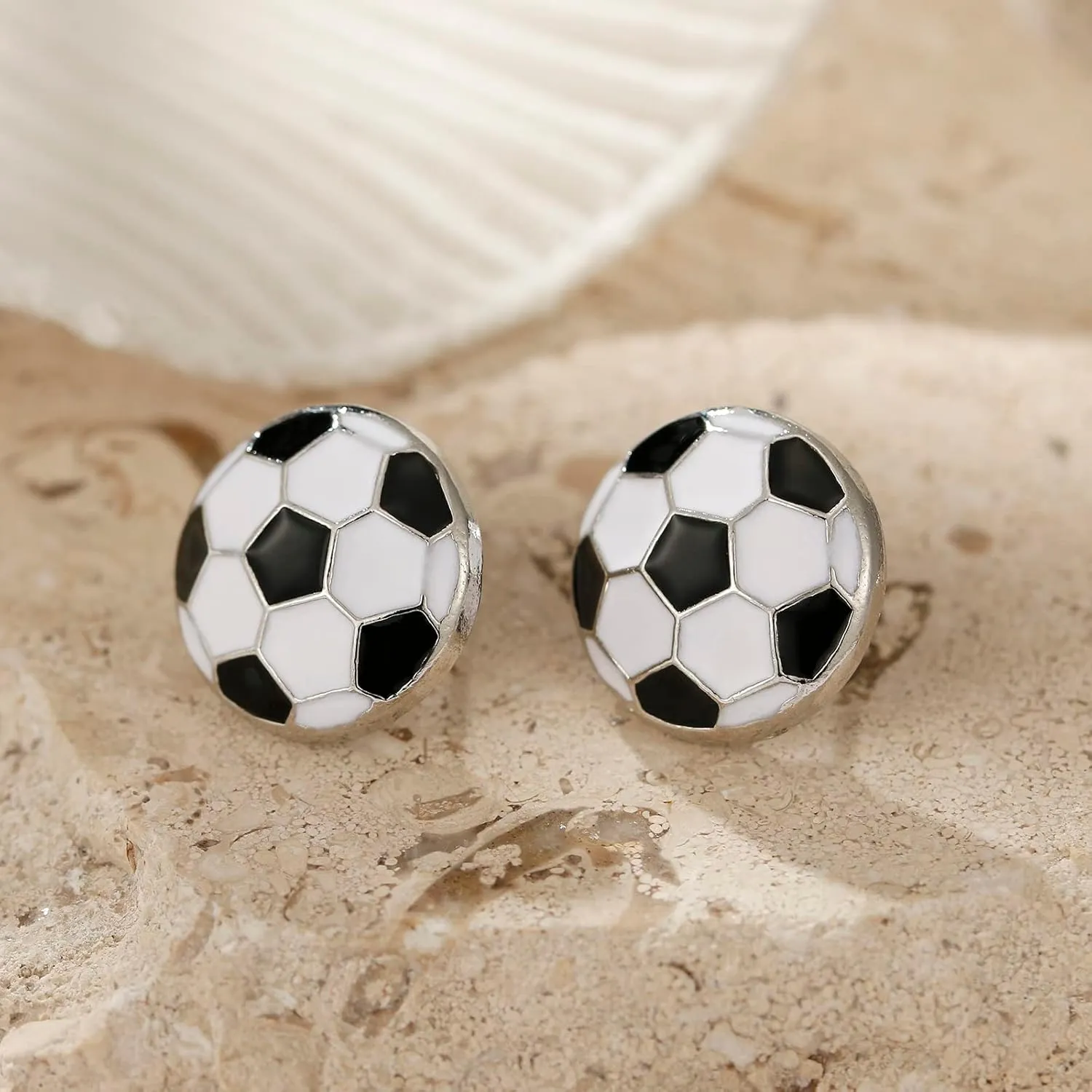 Sport Ball Dangle Earrings, Football, Basketball, Soccer, Volleyball, Baseball Earrings for Women Fans