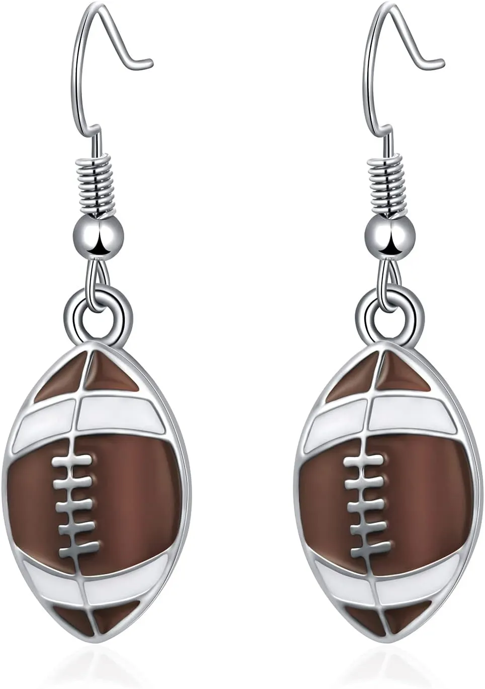 Sport Ball Dangle Earrings, Football, Basketball, Soccer, Volleyball, Baseball Earrings for Women Fans