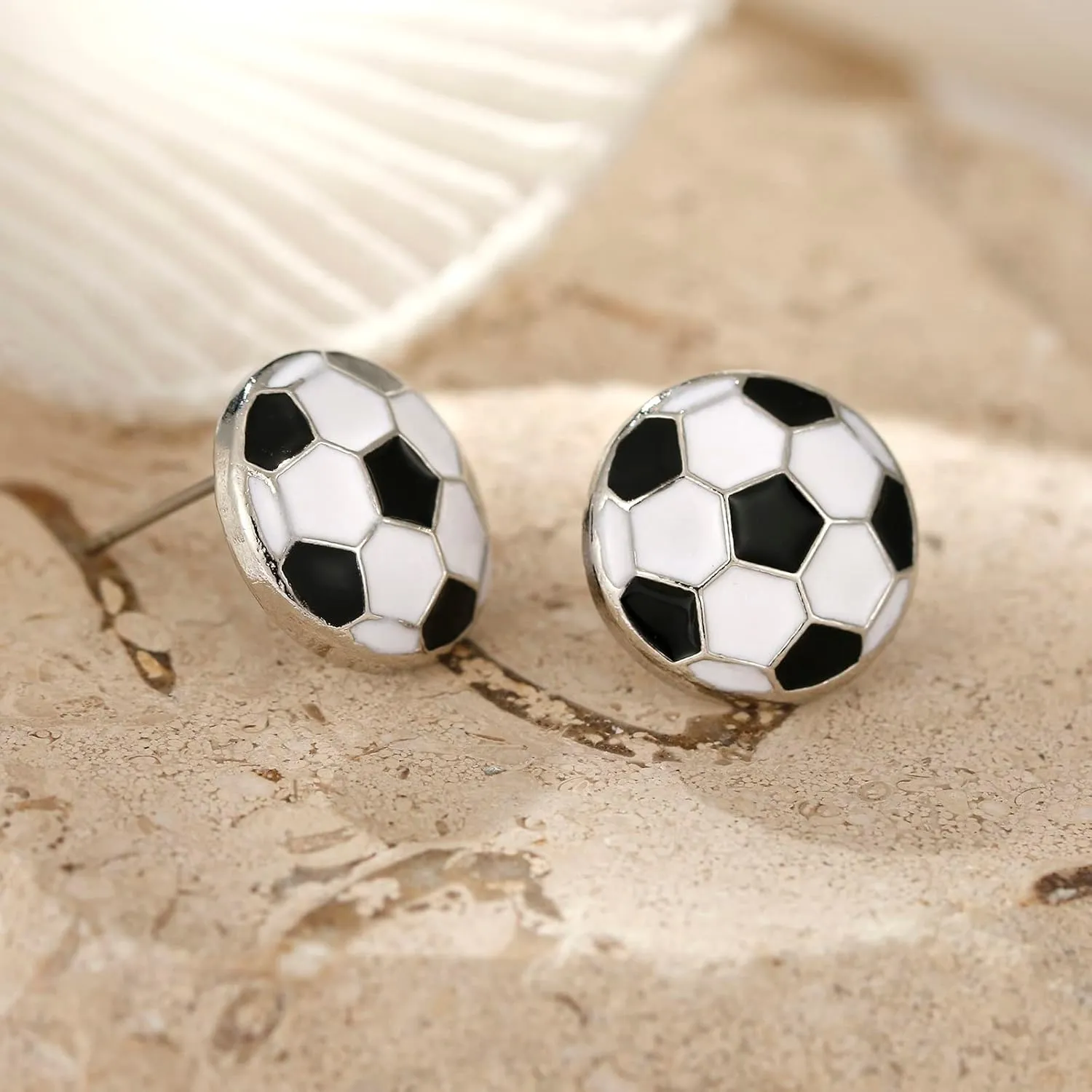 Sport Ball Dangle Earrings, Football, Basketball, Soccer, Volleyball, Baseball Earrings for Women Fans