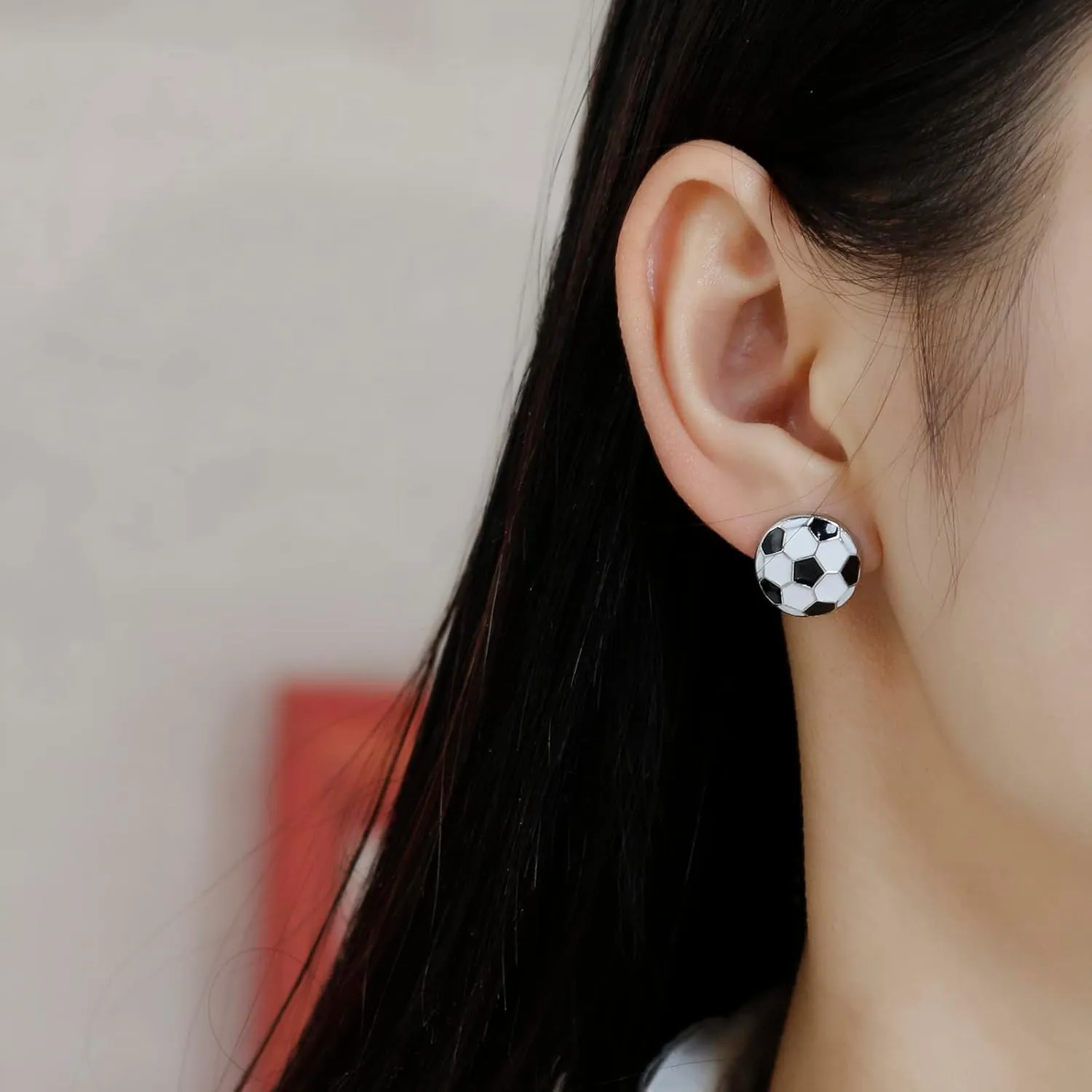 Sport Ball Dangle Earrings, Football, Basketball, Soccer, Volleyball, Baseball Earrings for Women Fans