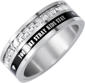 StrayKids Ring SKZ Stay Stainless Steel Spinner Rings Kpop Stray Kids Jewelry Merch Fans Gifts