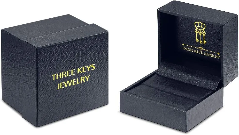 THREE KEYS JEWELRY Mens Womens Tungsten Rings Fashion Wedding Bands