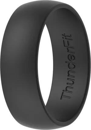 ThunderFit Unisex Silicone Wedding Rings, Rubber Engagement Bands, Variety Multipack 1,4,7