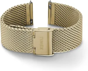 Timex 20mm Stainless Steel Mesh Bracelet  Rose Gold-Tone with Self-Adjust Clasp