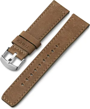 Timex 22mm Fabric Quick-Release Strap  Black Winter Camo with Black Buckle