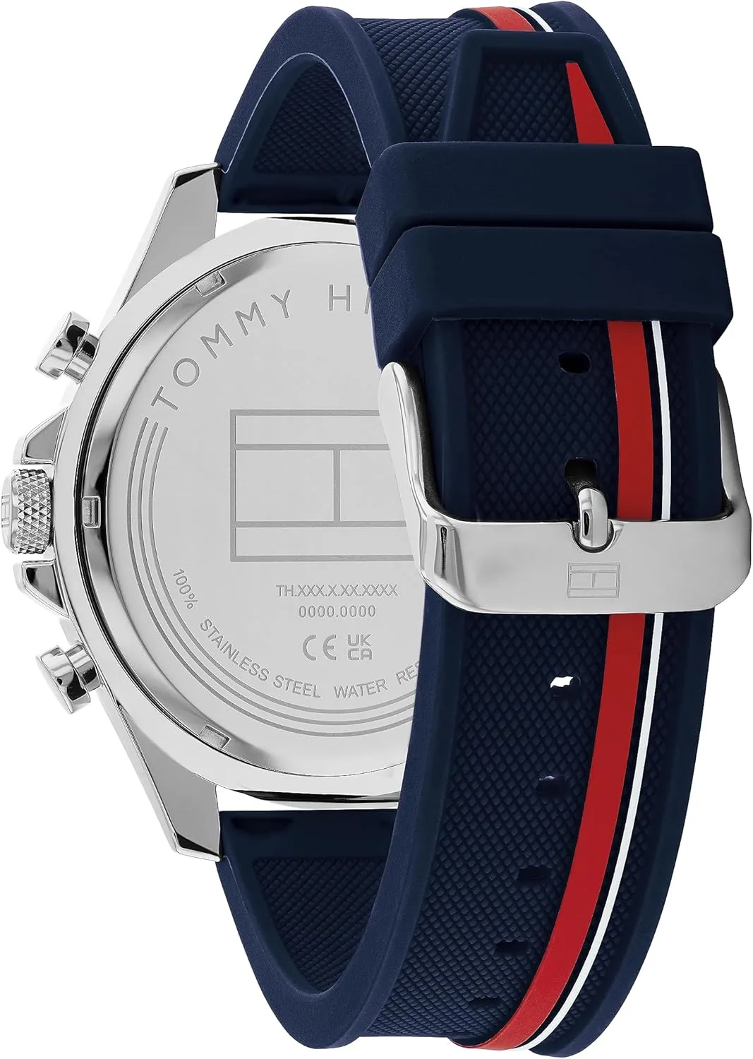 Tommy Hilfiger Men's Multifunction Quartz Watch  46mm Stainless Steel Case, Racing-Inspired Design, 5 ATM Water Resistant, Elegant Modern Timepiece, Gift for Him