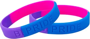 Transgender, Rainbow Gay Pride, Bisexual, Pansexual, Asexual Silicone Bracelets  LGBTQ  Wristbands for Pride Month, Parades, Events, Fundraisers, Awareness & Support  Unisex