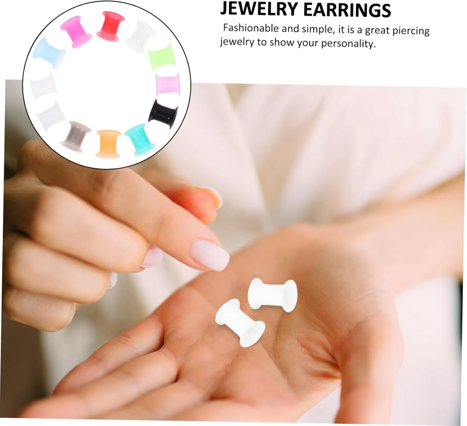 Tunnels Piercing Jewelry Ear Gauges Ear Tunnels Gauge Small Ear Stretchers Ear Piercing Plugs Ear
