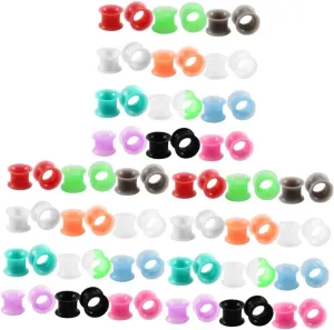 VALICLUD 3sets Earring Stretching Kit Ear Tunnels Plugs in 10mm Ideal for Ear Piercing Flesh Tunnels Fashionable Stretchers 24pcs*3