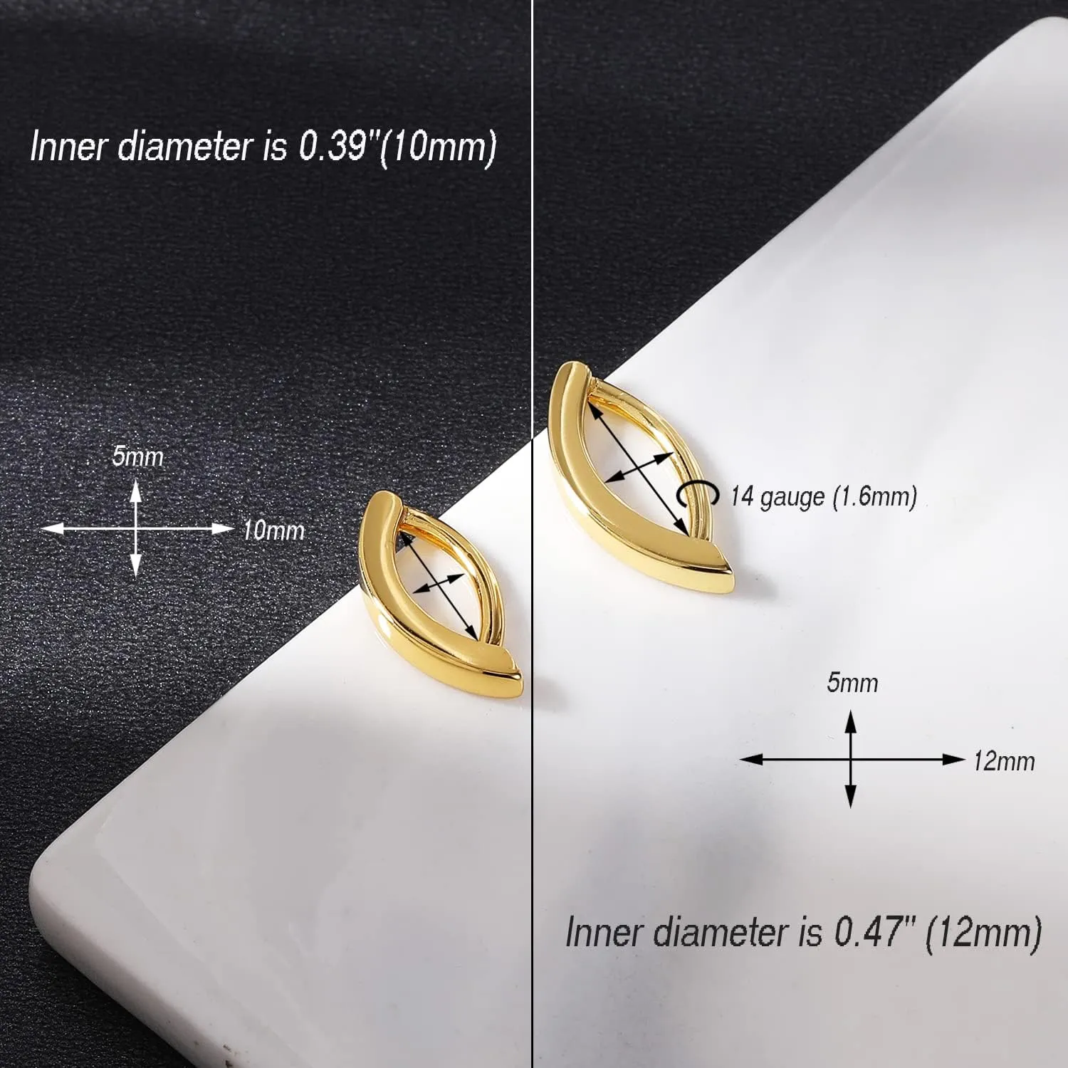 ZS 14G 925 Sterling Silver Belly Button Rings for Women, Clicker Belly Barbell Piercing Reverse Curved Navel Barbell Body Jewelry